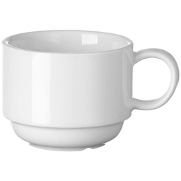 Filiżanka cappuccino sztaplowalna 250 ml Pure Bianco Fine