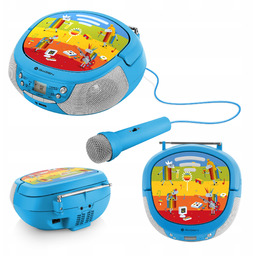 Boombox dla Dzieci CD Bluetooth Usb MP3 Mikrofon