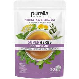 PURELLA Herbata ziołowa w saszetkach Superherbs Odchudzanie (20