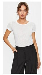 Sisley T-Shirt 3FD4L11A2 Biały Regular Fit