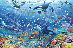 Puzzle 2D 3000 elementów: Podwodny świat