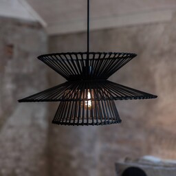 Markslöjd Lampa wisząca Duplici, czarny, salon / jadalnia,