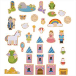 Magnesy dla dzieci Fantazja 35 sztuk BJ271- Bigjigs