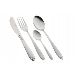 Komplet sztućców Kinghoff Wysoki połysk inox 72 el.