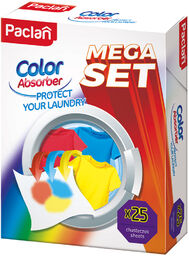 Paclan Mega Set Color Absorber, chusteczki wyłapujące kolor,
