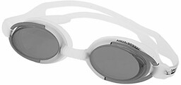 Aqua-Speed - Okulary pływackie Malibu Biało-Szary