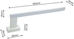 Milagro SHINE WHITE ML3877 kinkiet lampa ścienna biały