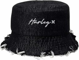Hurley Damski kapelusz bob Olivia z postrzępionego denimu