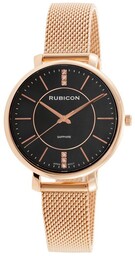 ZEGAREK DAMSKI RUBICON RNBE51 - SZAFIROWE SZKŁO (zr617e)