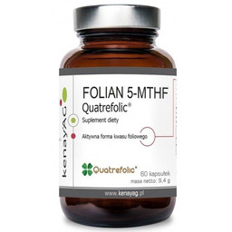 Kenay Folian 5-MTHF Aktywny Kwas Foliowy Quatrefolic Suplement