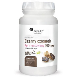 ALINESS Czarny czosnek fermentowany 400mg, 100 kapsułek ->