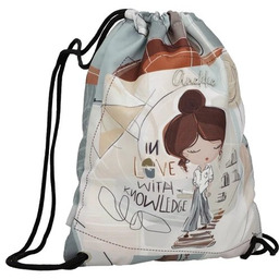 Plecak worek Anekke Sophia tekstylny z dziewczynką