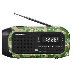 Blaupunkt ER20GC SURVIVAL Na korbkę, Solarne, Latarka, Powerbank,