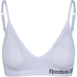 Reebok Damski krótki top z kryształu, rozciągliwy bawełniany