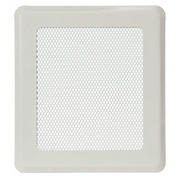 Kratka kominkowa KRL14 140x140 Light z ramką biały