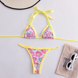 Strój Kąpielowy w Stylu Vintage Mini Mikro Bikini