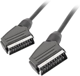 Lanberg CA-EUEU-10CC-0018-BK "Scart-Scart" kabel audio video, 1,8 m
