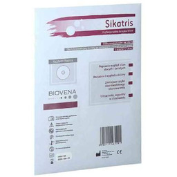 SIKATRIS okołobrodawkowy kolisty silikonowy plaster 7,6cm, 1 szt.