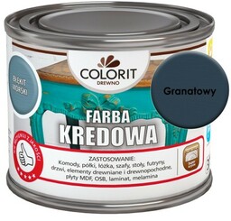 Colorit Farba Kredowa Do Drewna Granatowy 375Ml