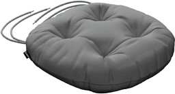 Poduszka na krzesło Adam, szary, fi 37 x