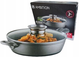 Ambition Patelnia Głęboka z pokrywką Wok Verso 28cm