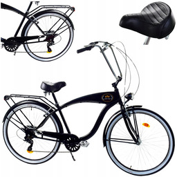 Rower Miejski Motorek Męski Rama 18" Cali Koło