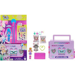 Polly Pocket Imprezowa moda Zestaw przenośny z niespodziankami,