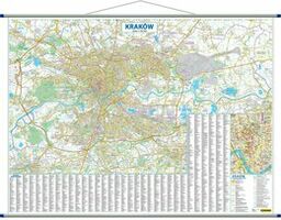 Compass, mapa ścienna Kraków, 1:20 500