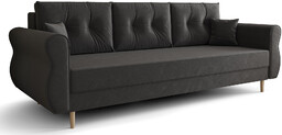 Elior Ciemnoszara sofa rozkładana - Eden