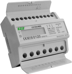 3 fazowy 0,25 10(100)A licznik wskaźnik zużycia energii