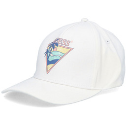 Czapka z daszkiem męska - GUESS M4GZ15WF8V0-G-011 BIAŁA