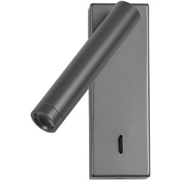 Kinkiet LED szary aluminiowy regulowany WL-21017-GR z serii