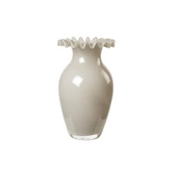 Broste Copenhagen - Szklany taupe wazon Jasmin 23