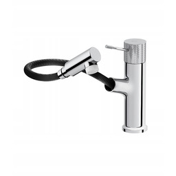 Bateria umywalkowa stojąca Cersanit Zen chrom z wyciąganą