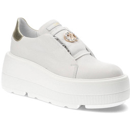 Białe Sneakersy Carinii Modne Obuwie Damskie