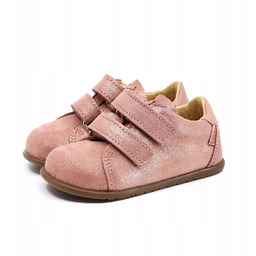 Mrugała Półbuty Dziecięce Barefoot Rosa Połysk Micro 20