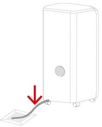 Trotec PAC 4600 wąż odpływowy kondensat