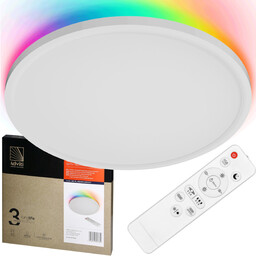 Plafon Lampa Sufitowa Led Rgb 3000/4000/6500K Ø40cm Ściemnialny