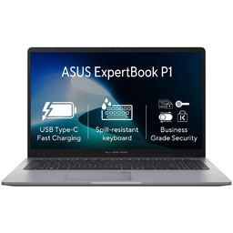 ASUS ExpertBook P1/P1503CVA-S71160X/i3-1315U/15,6"/FHD/8GB/256GB SSD/UHD/W11P/Gray/2R