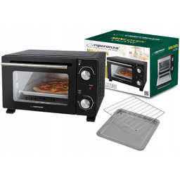 Mini Piekarnik Mały Opiekacz Wolnostojący Podwójne Drzwi 10L