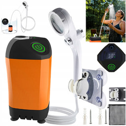 Prysznic Kempingowy Turystyczny Solarny Przenośny Polowy Natrysk 48000