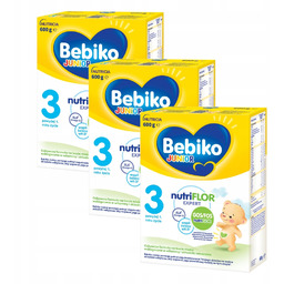 Bebiko Junior 3 Nutriflor Expert 12m+, 3 x