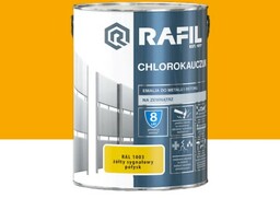 RAFIL Emalia chlorokauczukowa żółty sygnałowy połysk RAL1003 5L