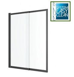 CZARNY PARAWAN NAWANNOWY 63-110 CM x140 CM/6 MM
