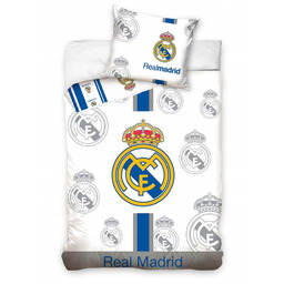 KOMPLET POŚCIELI 160x200 cm REAL MADRYT KRÓLEWSCY