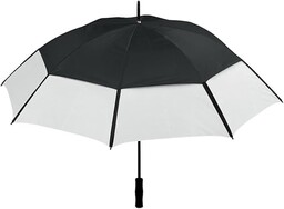 eBuyGB Duży ręczny dwukolorowy parasol golfowy, 101 cm,
