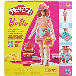 Ciastolina PLAY-DOH Barbie Projektantka kwiaty i frędzle G13605X0