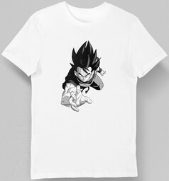 Koszulka son goku biała S