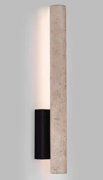 Maxlight Ścienny kinkiet kamienny LOFT W0477 beżowy czarny