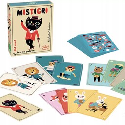 Vilac Mistigri gra karciana Połącz Pary dla dzieci